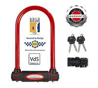 (TG. Taglia unica) Master Lock 8195EURDPROCOLR Catena Bici U, Chiave, Supporto p