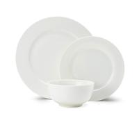 (TG. Taglia unica) Mikasa Egret Set di piatti 12pz in porcellana, servizio da ta