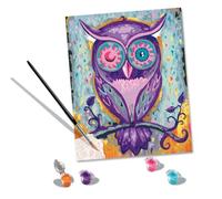 (TG. taglia unica) Ravensburger - CreArt Il Sogno della Civetta, Kit per Dipinge