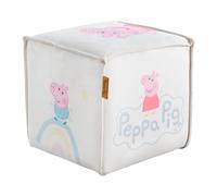 (TG. taglia unica) roba Pouf per Bambini Peppa Pig - a Forma di Cubo - Rivestime