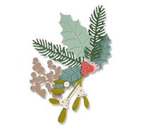 (TG. Taglia Unica) Sizzix 661597 Fustella Thinlits Fogliame Invernale di Debi Po