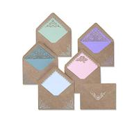 (TG. Taglia Unica) Sizzix Buste Intricate Fustella, Multicolore, Taglia Unica -