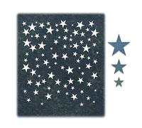 (TG. Taglia unica) Sizzix Die 4PK Falling Stars Set di Fustelle Thinlits 4 pz 66