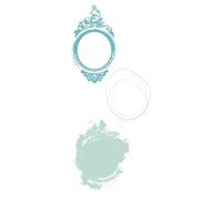 (TG. Taglia unica) Sizzix Timbri trasparenti stratificati - Artsy Regal Frame by