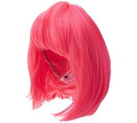 (TG. Taglia Unica) SMIFFYS Parrucca Seducente, Rosa Fosforescente, Corta, Scalat