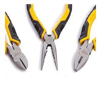 (TG. taglia unica) Stanley STHT0-75094 Pinze Control Grip, Becchi lunghi, Set di