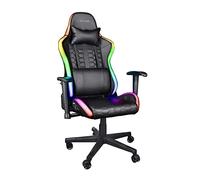 (TG. Taglia unica) Trust Gaming Sedia da Gaming illuminata LED RGB GXT 716 Rizza