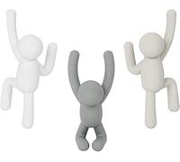 (TG. Taglia Unica) Umbra Buddy Hook Appendino, Grigio/Bianco/Beige, Taglia Unica