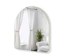 (TG. taglia unica) Umbra Hubba Specchio ad arco, 86 x 91 cm , Specchio, Ottone -