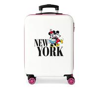 (TG. Taglia Unica) Valigia da cabina Disney Mickey & Minnie viaggio a New York B