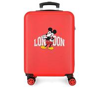(TG. Taglia Unica) Valigia da cabina Disney Topolino e Minnie viaggio a Londra R