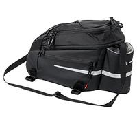 (TG. Taglia Unica) VAUDE Borse laterali Silkroad L (i-Rack), nere, taglia unica,