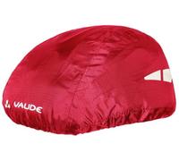(TG. Taglia unica) VAUDE Helmet Raincover Cappello Impermeabile, Colore: Rosso,