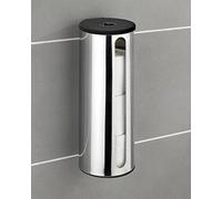 (TG. taglia unica) Wenko 23356100 Turbo-Loc ® stockeur Carta WC Detroit, Acciai