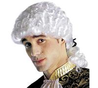 (TG. Taglia unica) Widamann A6026 - Parrucca da Nobile Veneziano, Bianca - NUOVO