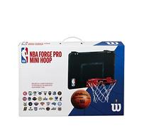 (TG. Taglia unica) Wilson Minicanestro da basket NBA FORGE PRO MINI HOOP, Con Ad