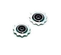 (TG. Taglia unica) XLC PU-A01 RULETAS COMPATIBLES con Shimano Plata - NUOVO