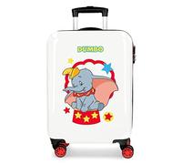 (TG. Talla Unica) Disney Dumbo - Valigia da cabina, 38 x 55 x 20 cm, rigida in A