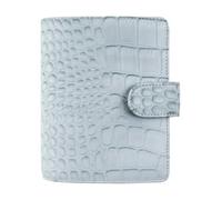 (TG. Tasca) FILOFAX Classic Croc Pocket Organiser Silver Mist 2025 - NUOVO