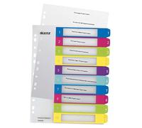 (TG. Tasti Numerici 1-10) LEITZ Rubrica WOW PPL numerica 1-10 con indice stampab