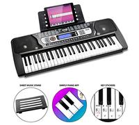 (TG. Tastiera a 54 tasti) RockJam 54 Piano Keyboard Key con foglio di musica sta