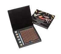 (TG. Tempere e Matite) Derwent Metallic Set da 19 Accessori in Confezione Regalo