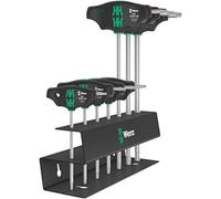 (TG. TORX) Wera 05023456001 467/7 TORX HF Assortimento 2, giravite a T TORX con