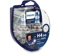 (TG. Twin box) Philips RacingVision GT200 H4 lampadina fari auto +200%, set de 2