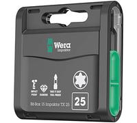 (TG. TX 25) Wera, Bit-Box 15 Impaktor TX 25, 15 pezzi - NUOVO