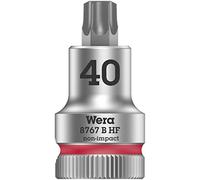 (TG. TX 40 x 35 mm) 'Wera 05003068001 8767 B HF Vaso di punta Zyklop Torx con at