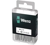 (TG. TX40) 867/1 DIY Inserti TORX, TX 40 x 25 mm (10 Bits pro Box) - NUOVO