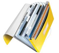 (TG. Unica) Leitz Archivio a soffietto WOW A4 PP, Giallo - NUOVO