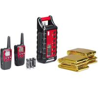 (TG. unica) Midland EK35 Kit d'Emergenza, Kit Escursionisti con 2 Ricetrasmitten