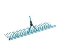 (TG. Unica) Rastrello per erba GARDENA combisystem: Scopa rastrello per raccogli