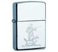 (TG. unica) Zippo 50854737 - Accendino, Motivo: Caccia - NUOVO