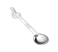 (TG. Único) Bialetti Set 4 Cucchiani da Caffè, Acciaio Inox 18/8 - NUOVO