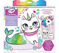 (TG. único) Crayola Creations, Album da Colorare Unicorni Sticker & Numeri, att