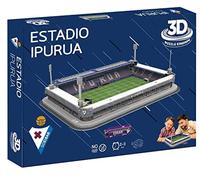 (TG. único) Eleven Force- Stadion Puzzle 3D Stadio Ipurù (Éibar), Colore Blu,