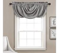 (TG. Valance) Lush Decor Lucia Valance, Gray, Valance - NUOVO