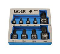 (TG. Variety Pack) Laser 6725 Set di punte per bussole scanalate - Basso profilo