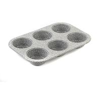 (TG. Vassoio per muffin (6)) Salter BW02778G Marble Collection Carbon Steel Non
