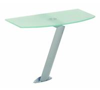 (TG. W: 50 x D: 30 x H: 41 cm) Haku Möbel 33714 Mensola da parete in alluminio