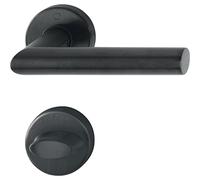 (TG. WC) HOPPE 12033224 Maniglia Amsterdam - su Rosetta WC, in Acciaio Inox Ne