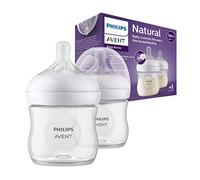 (TG. x2) Philips Avent Biberon Natural Response - 2 biberon da 125 ml per neonat