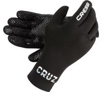 (TG. XL/5) Cressi Cruz Gloves XL/5, Guanti per Immersione in Neoprene Nero 3mm A