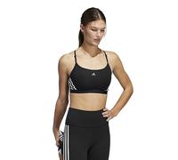(TG. XL) adidas Aeroreact Training 3-Stripes Light Support Workout Bra, Reggisen
