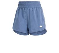 (TG. XL) adidas Pantaloncini Corti Pacer Training a 3 Strisce Intrecciate a Vita