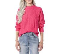 (TG. XL) Amazon Essentials Maglione A Girocollo A Coste Moderno Morbido al Tatto
