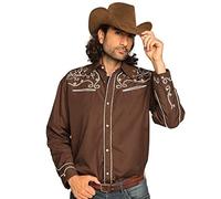 (TG. XL) Boland Maglietta Western Marrone, XL, Colore, BOL54334 - NUOVO