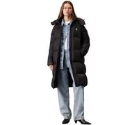 Calvin Klein Piumino Lungo Con Cappuccio Nero Donna XL